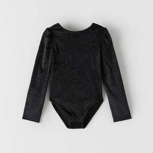 Zara black velvet body